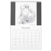 Fantasie-Farbton-Kalender Kalender (Feb 2027)