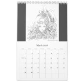 Fantasie-Farbton-Kalender Kalender (Mär 2026)