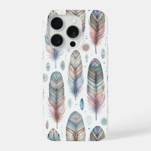 Fantasie-Feder iPhone Hülle (Rückseite)