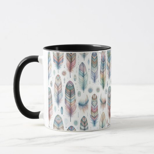 Fantasie-Feder Tasse (Links)