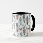 Fantasie-Feder Tasse (VorderseiteRechts)