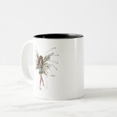 Fantasie-Fee Zweifarbige Tasse (Vorderseite Links)