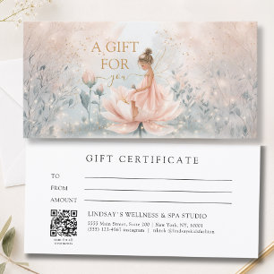 Fantasie-Feengeschäft QR-Code-Geschenkgutschein