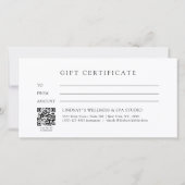 Fantasie-Feengeschäft QR-Code-Geschenkgutschein (Rückseite)