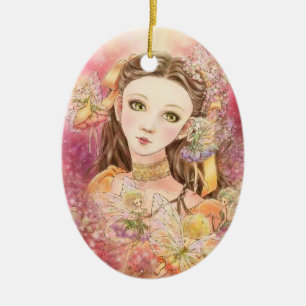 Fantasie-feenhafte Kunst-Verzierung Keramik Ornament