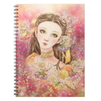 Fantasie-feenhaftes Kunst-Notizbuch Notizblock