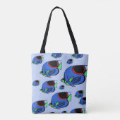 Fantasie-Fisch #3 Tasche (Rückseite)