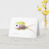 Fantasie-Fische: Gilly Karte (Gelbe Blume)