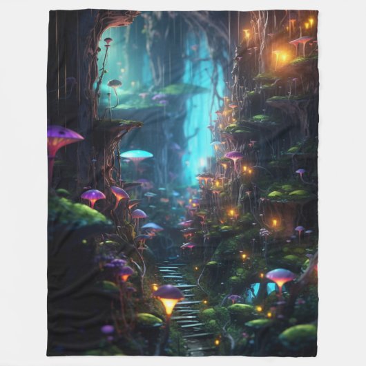 "Fantasie" Fleecedecke (Vorderseite)