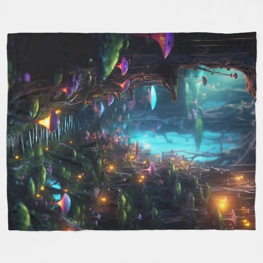 "Fantasie" Fleecedecke (Vorderseite (Horizontal))