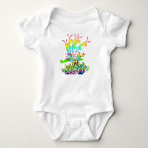 Fantasie Floral  Baby Strampler