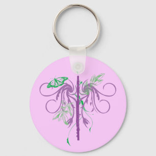 Fantasie-Flöte Schlüsselanhänger