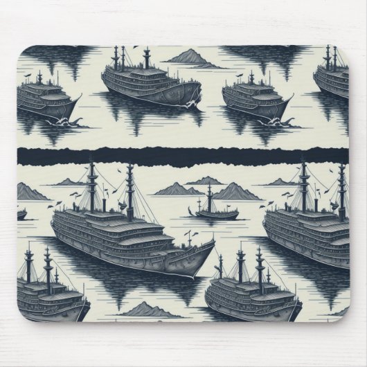 Fantasie-Flotte Mousepad (Vorne)