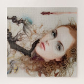 Fantasie Frau AI Generierte Art Jigsaw Puzzle (Horizontal)