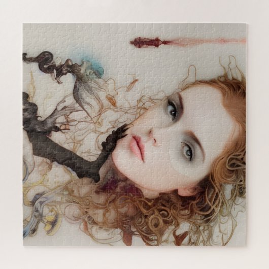 Fantasie Frau AI Generierte Art Jigsaw Puzzle (Horizontal)
