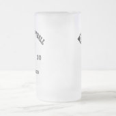 Fantasie-Fußball-Bier-Tasse Mattglas Bierglas (Mittel)