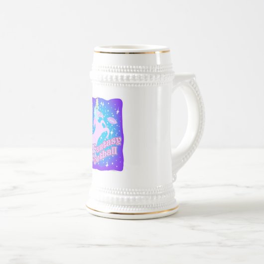 Fantasie-Fußball Bierglas (VorderseiteRechts)