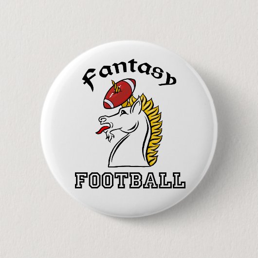 Fantasie-Fußball Button (Vorderseite)