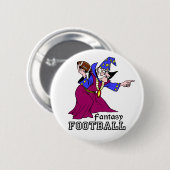Fantasie-Fußball Button (Vorne & Hinten)