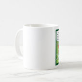 Fantasie-Fußball-Cartoon Kaffeetasse (Vorderseite Links)