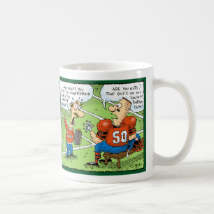 Fantasie-Fußball-Cartoon Kaffeetasse