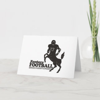 Fantasie-Fußball-Champion Karte