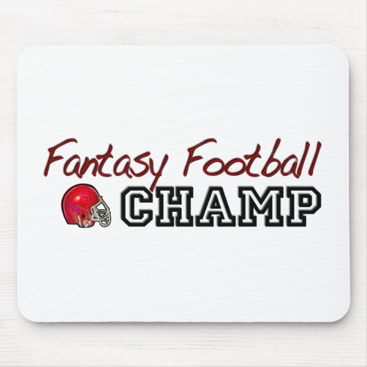 Fantasie-Fußball-Champion Mousepad (Vorne)