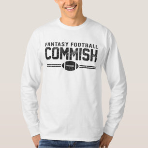 Fantasie-Fußball Commish T-Shirt