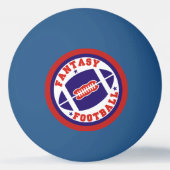Fantasie-Fußball-Draft-Pick-Lotterie-Bälle Tischtennisball (Vorderseite)