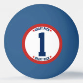 Fantasie-Fußball-Draft-Pick-Lotterie-Bälle Tischtennisball (Rückseite)