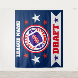 Fantasie-Fußball-Entwurfs-Hintergrund Wandteppich