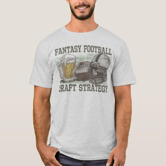 Fantasie-Fußball-Entwurfs-Strategie T-Shirt