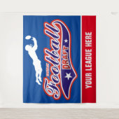 Fantasie-Fußball-EntwurfSwash Wandteppich (Vorderseite)