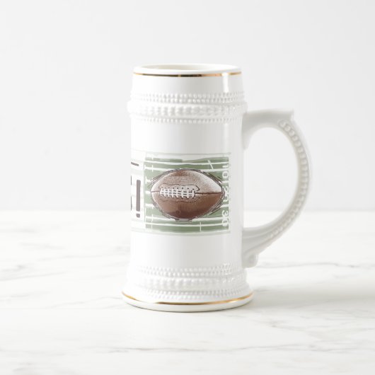 Fantasie-Fußball-Felsen! Tasse (Rechts)