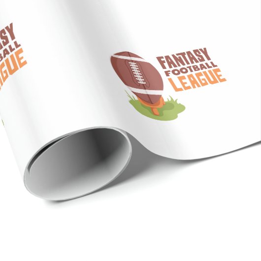 Fantasie-Fußball Geschenkpapier (Rolleneckpunkt)