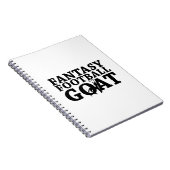 Fantasie-Fußball Goa für Meister Notizblock (Rechte Seite)