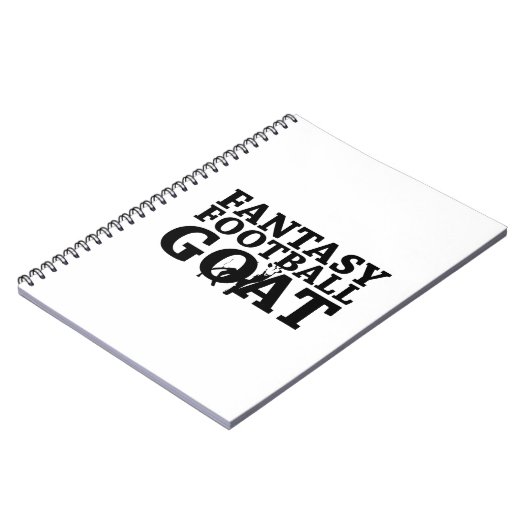 Fantasie-Fußball Goa für Meister Notizblock (Linke Seite)