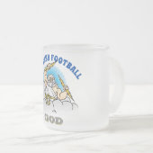 Fantasie-Fußball GOTT Mattglastasse (VorderseiteRechts)