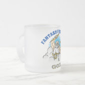 Fantasie-Fußball GOTT Mattglastasse (Vorderseite Links)
