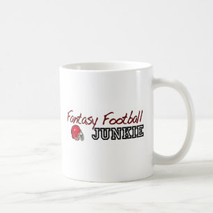 Fantasie-Fußball-Junkie Kaffeetasse