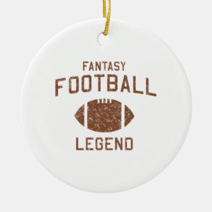 Fantasie-Fußball-Legende Keramikornament