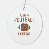 Fantasie-Fußball-Legende Keramikornament (Links)