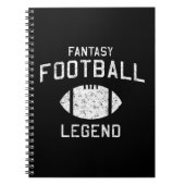 Fantasie-Fußball-Legende Notizblock (Vorderseite)