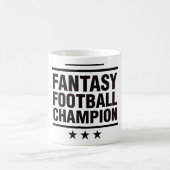 Fantasie-Fußball-Meister! Kaffeetasse (Mittel)