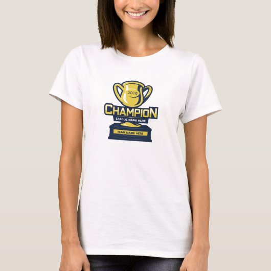 Fantasie-Fußball-Meister T-Shirt (Vorderseite)