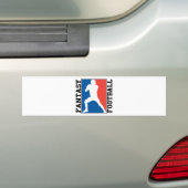Fantasie-Fußball, rotes weißes und blaues Logo Autoaufkleber (Auf Auto)