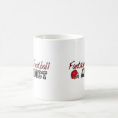 Fantasie-Fußball-Süchtiger Kaffeetasse (Mittel)