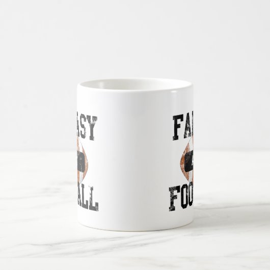 Fantasie-Fußball-Süchtiger Kaffeetasse (Mittel)