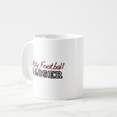 Fantasie-Fußball-Verlierer Kaffeetasse (Vorderseite Links)