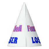 Fantasie-Fußball-Verlierer Partyhütchen (Rückseite)